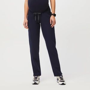Figs Yola Navy Maternity Straight Leg Scrub Pants Women’s Size XL